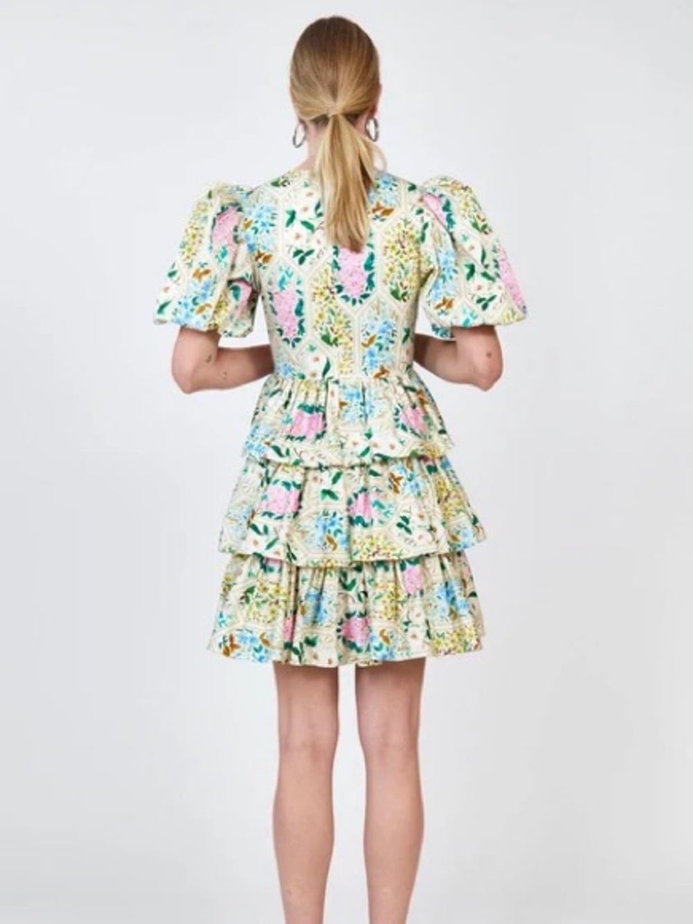 Hunter Bell Porter Dress Floral, size 2 - Picture 9 of 14